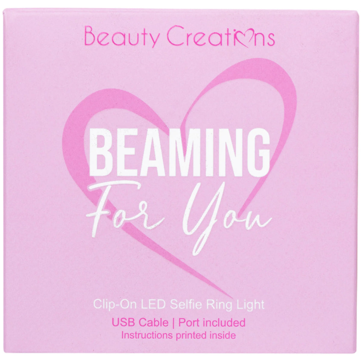 Anillo para Selfies LED con Clip Beaming For You Beauty Creations